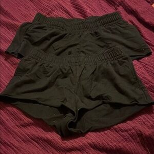 BLACK SHORTS- 2 FOR $10